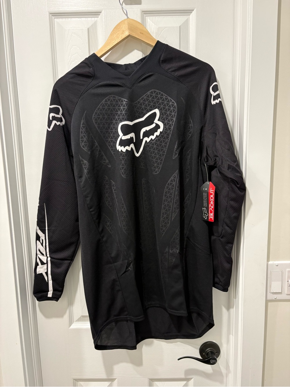 Fox Racing Blackout Motocross Jersey Men’s small NWT